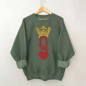 Queen Of Hearts Sweatshirt