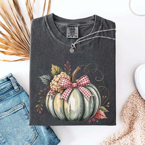 Watercolor Pumpkin Womens Halloween T-Shirt