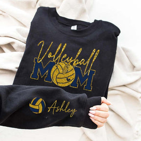 Custom Volleyball Mom Printed Sweatshirt