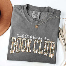 Custom Book Club Comfort Colors T-Shirt
