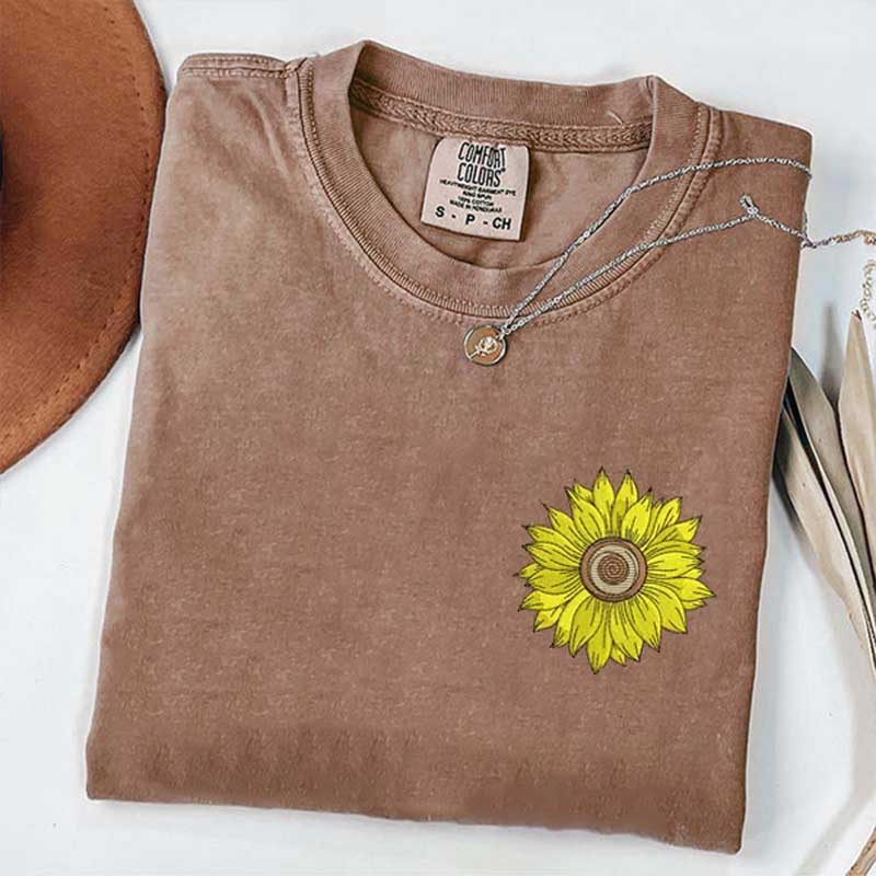 Comfort Colors Sunflowers Cottagecore T-Shirt
