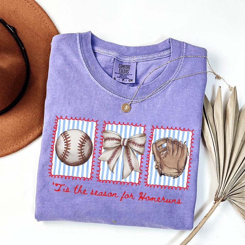 Tis the Season for Homeruns Baseball Mama T-Shirt