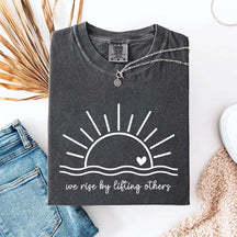 We Rise By Lifting Others Simple T-Shirt