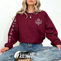 Chakra Symbols Meditation Yoga Sweatshirt