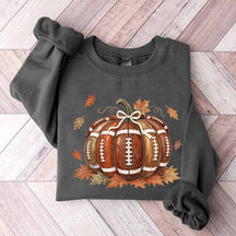 Fall Game Day Football Pumpkin Sweatshirt
