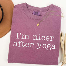 I'm Nicer After Yoga T-Shirt