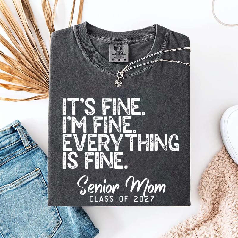 Senior Mom Class of 2027 T-Shirt