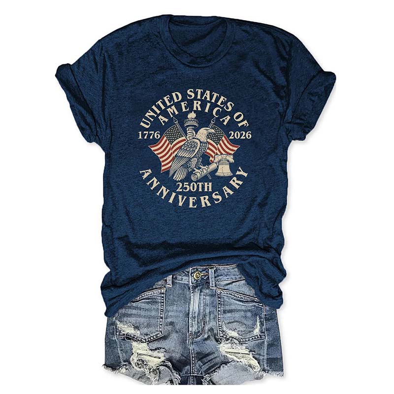 Usa 250th Anniversary Independence Day T-shirt