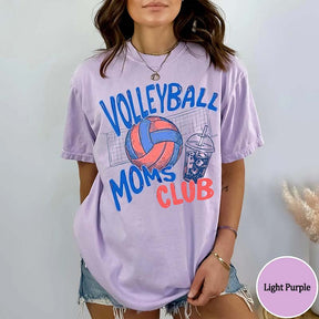 Volleyball Moms Club Comfort Colors T-Shirt
