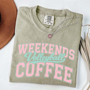 Weekends Coffee Volleyball T-Shirt
