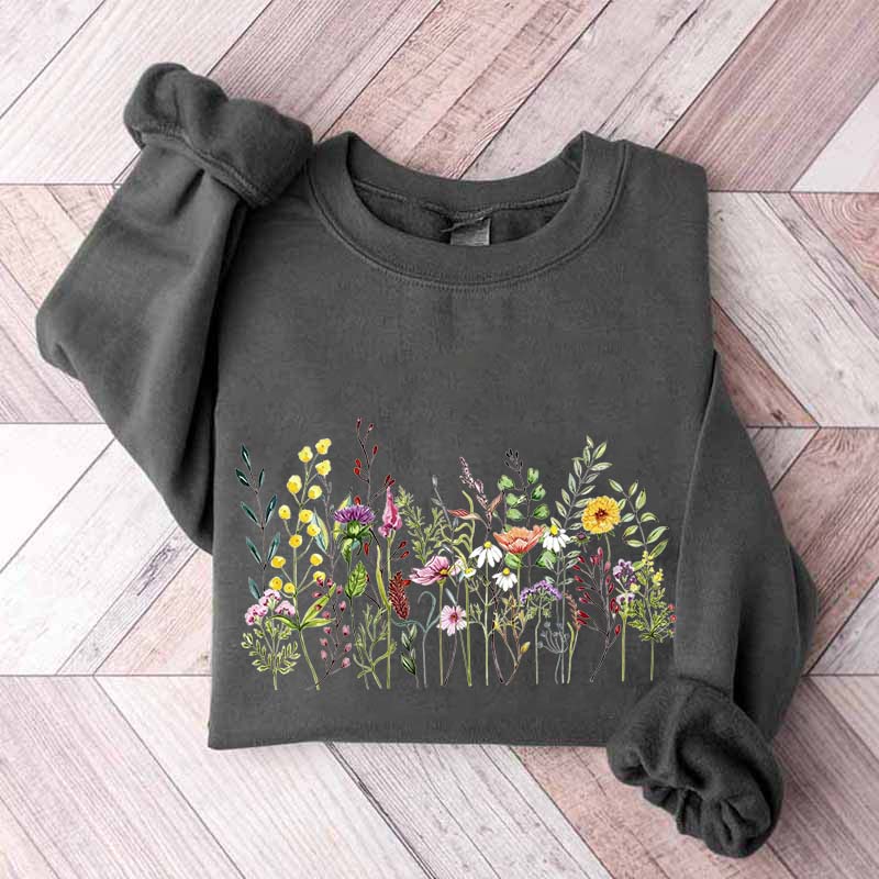 Vintage Pastel Floral Cute Sweatshirt