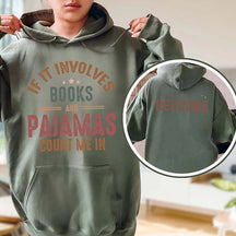 Books and Pajamas Hoodie