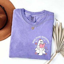 Ghost Reading Books Bookish Halloween T-Shirt