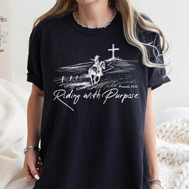 Religious Riding with Purpose T-Shirt