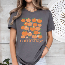 Positive Vibes Orange Inspirational T-Shirt