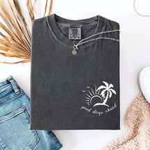 Cute Beach Vacation Summer Minimalist T-Shirt