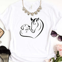 Horse Dog Lover T-Shirt