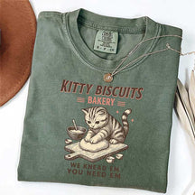 Cat Biscuit Maker We Knead Em You Need Em T-Shirt