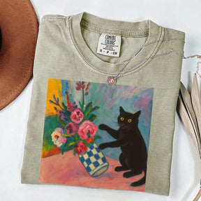 Comfort Colors Cat Artist T-Shirt