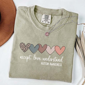 Accept Love Understand Autism Acceptance T-Shirt