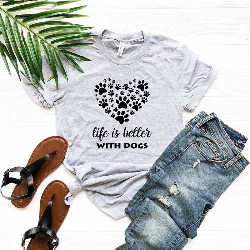 Life is Better with Dogs T-Shirt