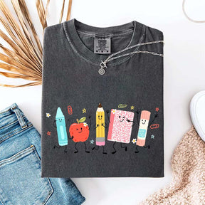 Cute School Supplies Comfort Colors T-Shirt