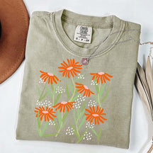 Boho Wildflower Aesthetic T-Shirt
