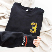 Custom Sleeve Softball Sweatshirt