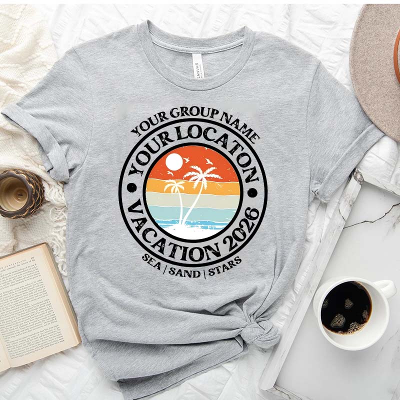 Custom Family Vacation T-Shirt