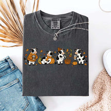Pumpkin Patch Cozy Season Fall October T-Shirt