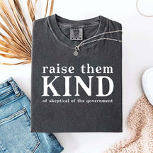 Raise Them Kind Homestead Mom Funny T-Shirt