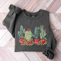 Christmas Cactus Cute Sweatshirt