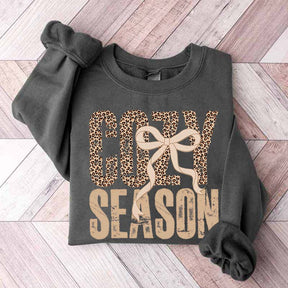 Leopard Fall Cozy Season Sweatshirt