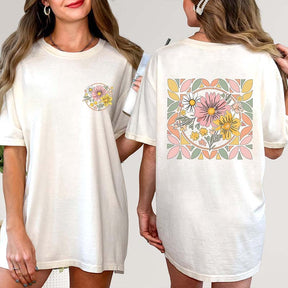 Spring Floral Graphic Lover T-Shirt