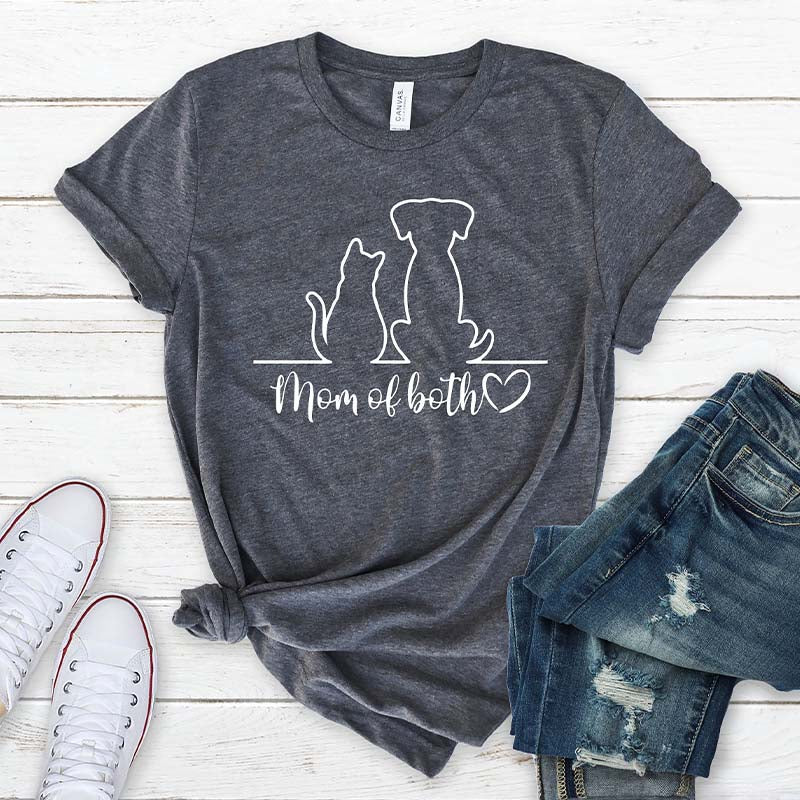 Mom Of Both Dog And Cat T-Shirt