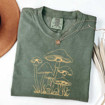 Mushroom Spiritual Moon Phase T-Shirt
