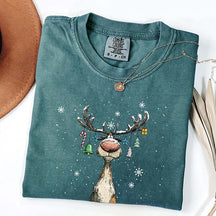 Comfort Colors Vintage Reindeer T-Shirt