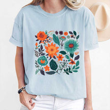 Comfort Colors  Aesthetic Wildflower Vintage T-Shirt