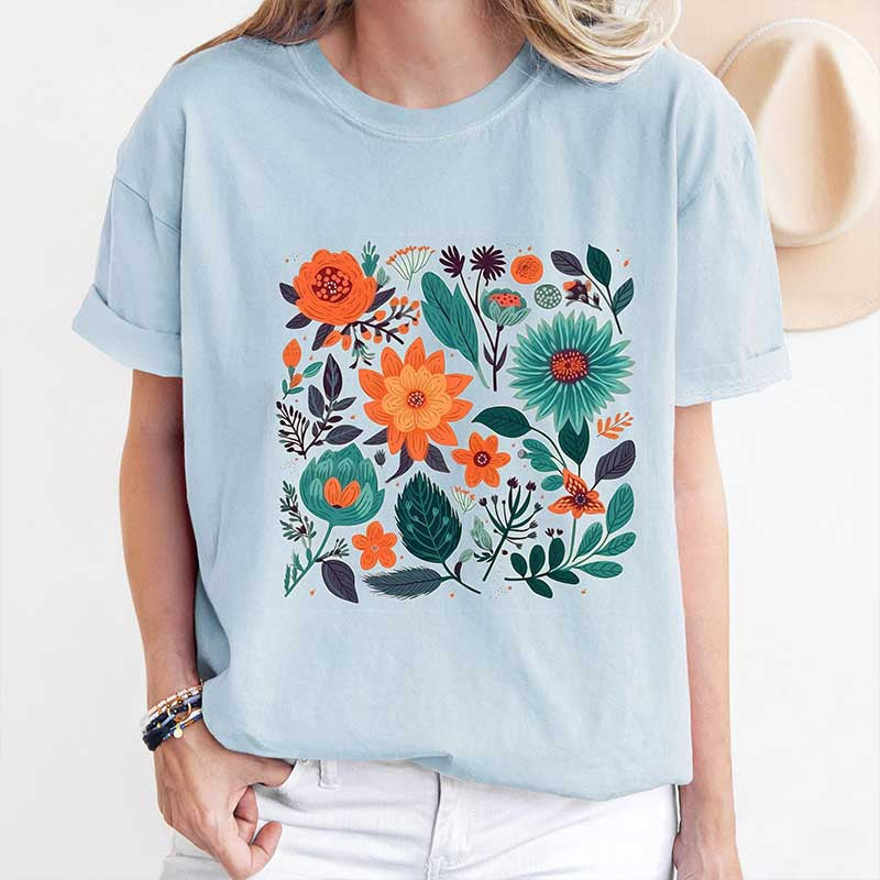 Comfort Colors  Aesthetic Wildflower Vintage T-Shirt