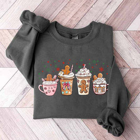 Gingerbread Christmas Coffee Cute Sweatshirt