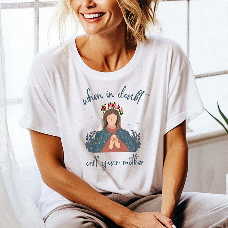 Catholic Mother Mary T-Shirt