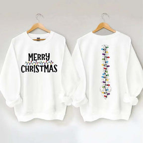Light Merry Christmas Sweatshirt