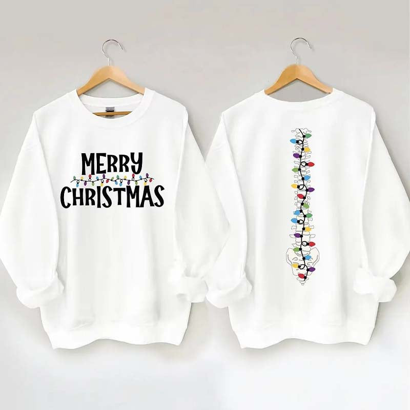 Light Merry Christmas Sweatshirt