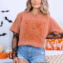 Comfort Colors Fall Pumpkin Autumn Nature T-Shirt