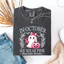 In October We Wear Pink Ghost T-Shirt