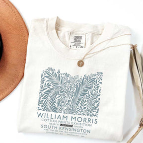 Vintage Retro William Morris Flower Floral T-Shirt