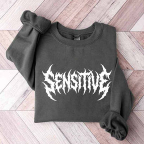Sensitive Feminist Workout Retro Sweatshirt