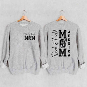 Custom Track and Field Mom Sweatshirt