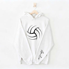 Personalized Volleyball Mom Name Hoodie