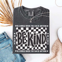 Checkered Be Kind T-Shirt